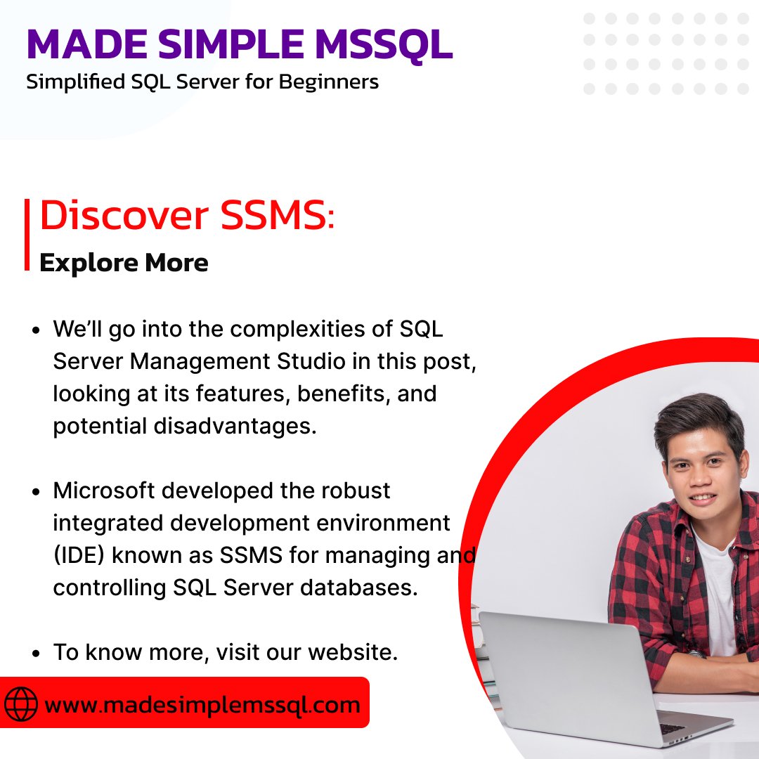gsumita23's tweet image. Microsoft SQL Server Management Studio (SSMS 21) remains the most popular IDE for managing SQL Server databases & developing T-SQL scripts.
madesimplemssql.com/explore-ssms-2…
#sql #sqldatabase #data #database #sqldba #sqlart #azure #madesimplemssql @QuerySurge #microsoft #dbms #usa #uk