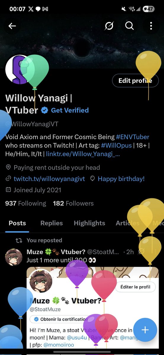 Another year less before my inevitable decay... Would anyone like to wish me happy birthday for my troubles?