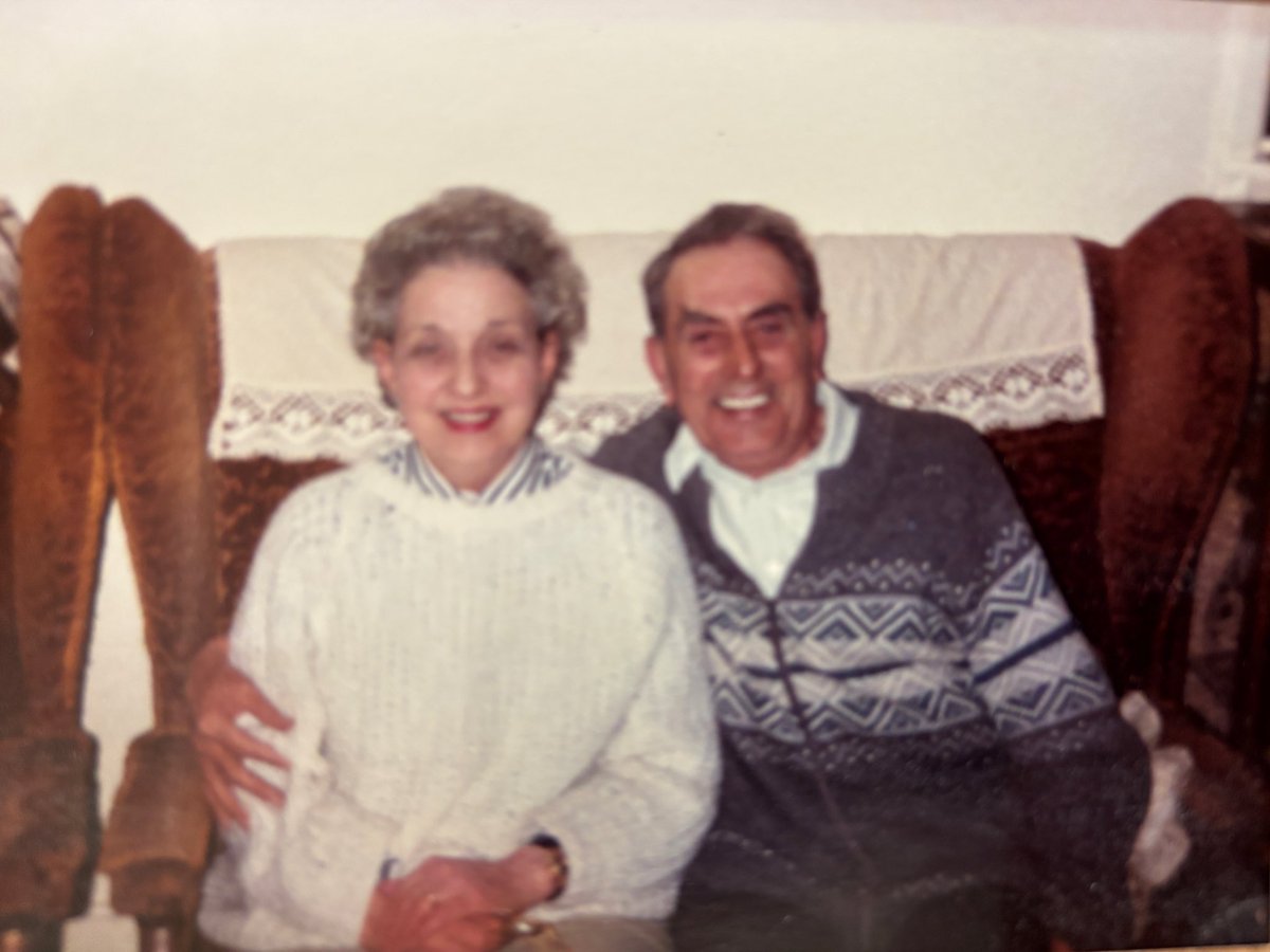 This is my Mum and Dad.
The photograph was taken by me in 1995, a few months before Dad died.  Mum went on to live for a further ten years afterwards.

If Dad was still alive, he’d be 100 today.  Happy Birthday Dad.