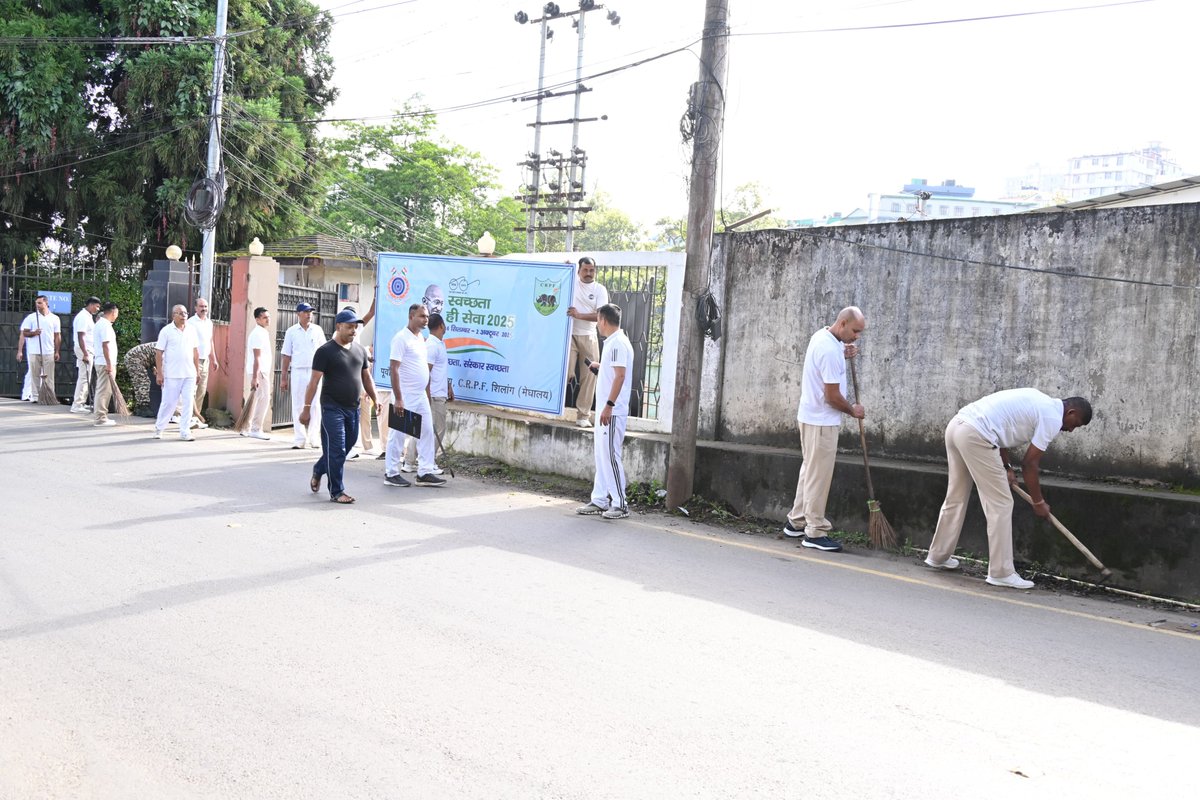 # Special campaign 5.0, NE Sector carried out a cleanliness drive at outside of campus area #