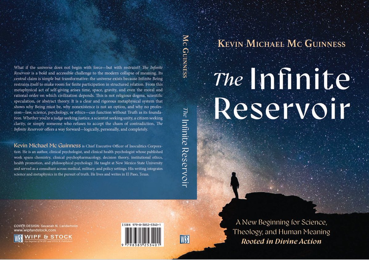 BehavingHealthy's tweet image. My new book,  The Infinite Reservoir, is now available in hardcover from Wipf and Stock and others (wipfandstock.com/9798385253425/…) and on Amazon in hardcover and Kindle editions (a.co/d/i6CvZW8). #philosophicaltheology #TheInfiniteReservoir #metaphysics #theoreticalphysics…
