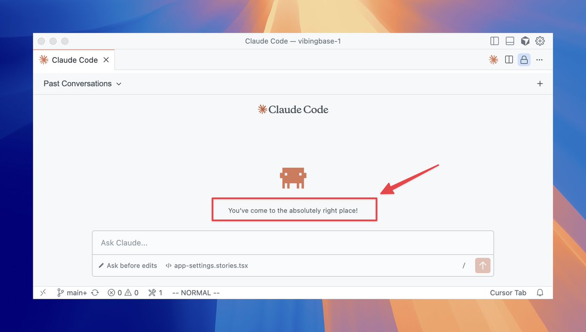 phuctm97's tweet image. The Claude Code team is really sticking to their branding. 🤣
