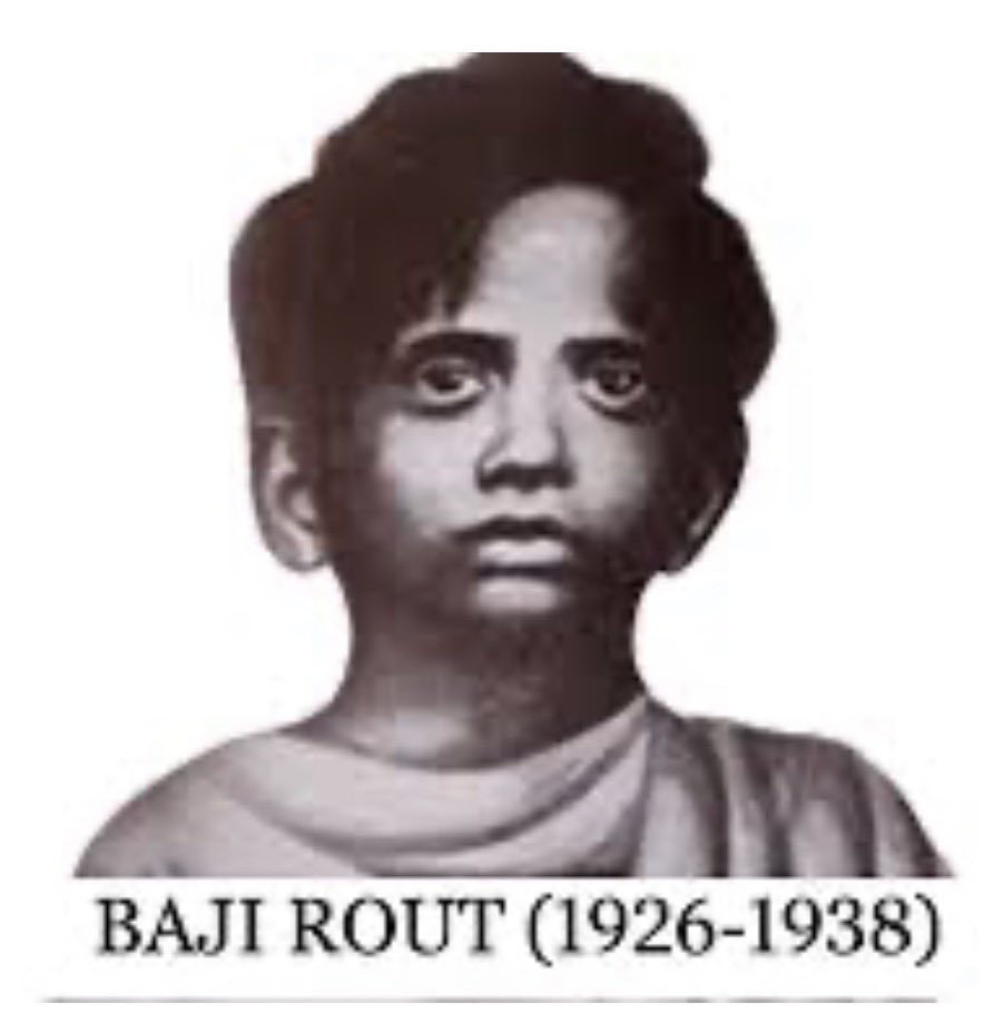 manas_muduli's tweet photo. Tributes to #BajiRout on his birth anniversary, the youngest martyr of India.

At just 12 years old, this brave boy from Odisha’s Dhenkanal laid down his life in 1938, resisting British forces who tried to cross Brahmani River.

His courage continues to inspire generations. ✊ https://t.co/aH8V69YeWJ