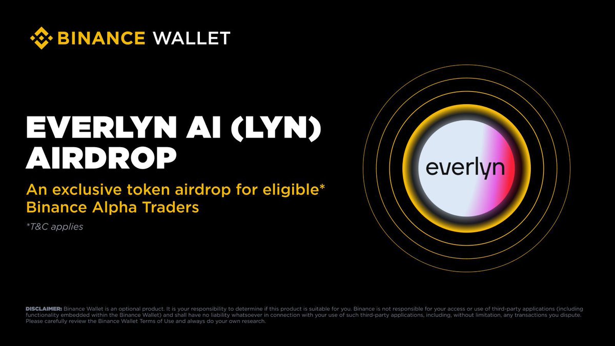 kolo_pay's tweet photo. Binance Alpha Update Today’s Airdrop Schedule

 |October 5 |

➩ Cypher $CYPR
  ⇾ Total Supply: 1B CYPR
  ⇾ Circulating Supply: 94.83M CYPR
  ⇾ Funding: 4.3M
  ⇾ Backers: Y Combinator, Bolaji Srinivasen, SamsungNext, OrangeDAO
  ⇾ Airdrop Claim: 8:00  UTC
  ⇾ Futures: 🤔
  ⇾ Binance Spot ❌

Upcoming 🗓️Days.  |October 6 |

➩ EverLyn $LYN
  ⇾ Alpha launch: 7:00 UTC
  ⇾ Futures: 7:30 UTC ✅
  ⇾ Binance Spot: soon 🔜 🤔
  ⇾ Backers: MH Ventures, Selini Capital, Mysten Labs, Sui and others.
  ⇾ Funding: $15M 

Recommended Volume Swap
⇾ Tokens: $POP, $ALEO, $STAR, $AOP
⇾ Strategy: $200–500 per trade, multiple small trades.

⇾ Also pivot to yapping @HeyElsaAI gElsa and @idOS_networK @wallchain_xyz 
 gidOS
gMomentum
