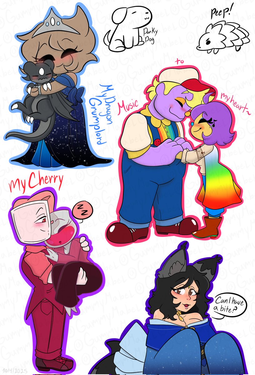 More adorable couple doodles!

Daray belong to <a href="/MrsWaffles05/">Tired Waffle</a> 
Harty belong to <a href="/Gnger_Snaps/">Gnger_Snap (🌟𝗖𝗼𝗺𝗺𝘀𝗖𝗹𝗼𝘀𝗲𝗱🌟 4/8 slots)</a>
Eric belong to <a href="/ToonyPunkDevil/">Toony</a>
#lovebugs #officialships #myart #mybestiesocs #cutedoodles #artist #welcomehomeocs