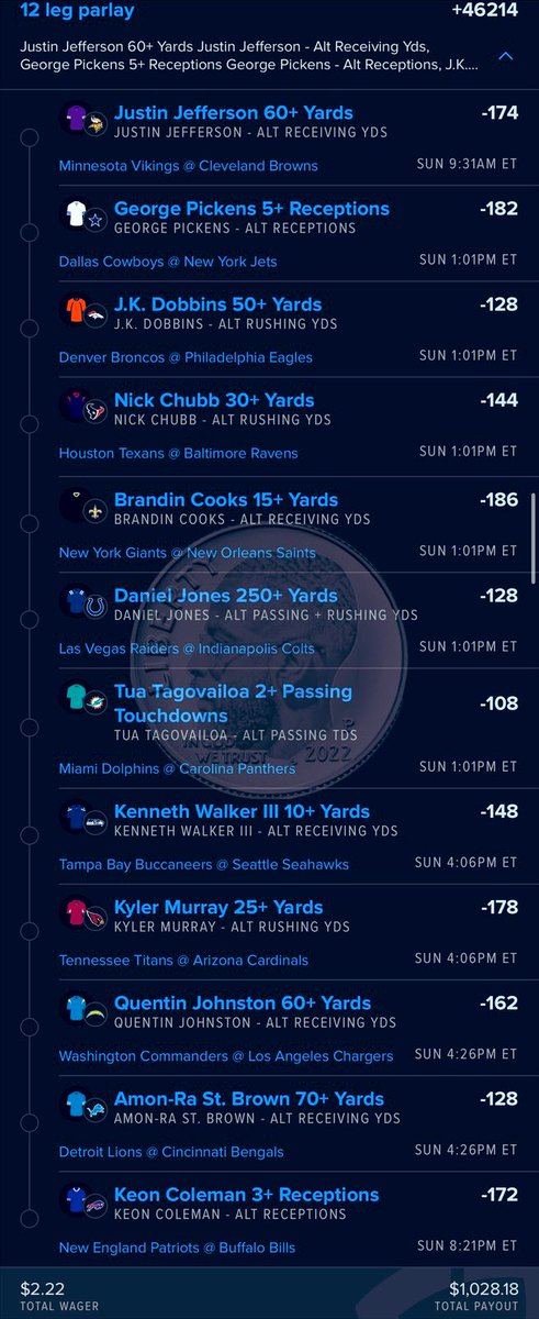 10¢Parlay 🪙 tweet media