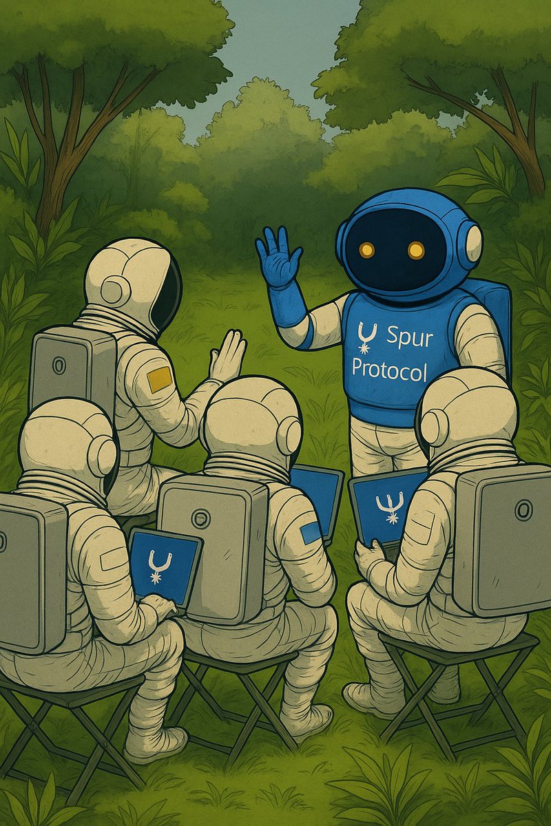 Ibrahkiprotich's tweet image. Me and my fellow $SPUR real ones, receiving our dose of knowledge about how @SON_Blockchain works.
The Dose of knowledge is being administered by an AI agent from the @spurprotocol team.
gSpur
#SpurProtocol