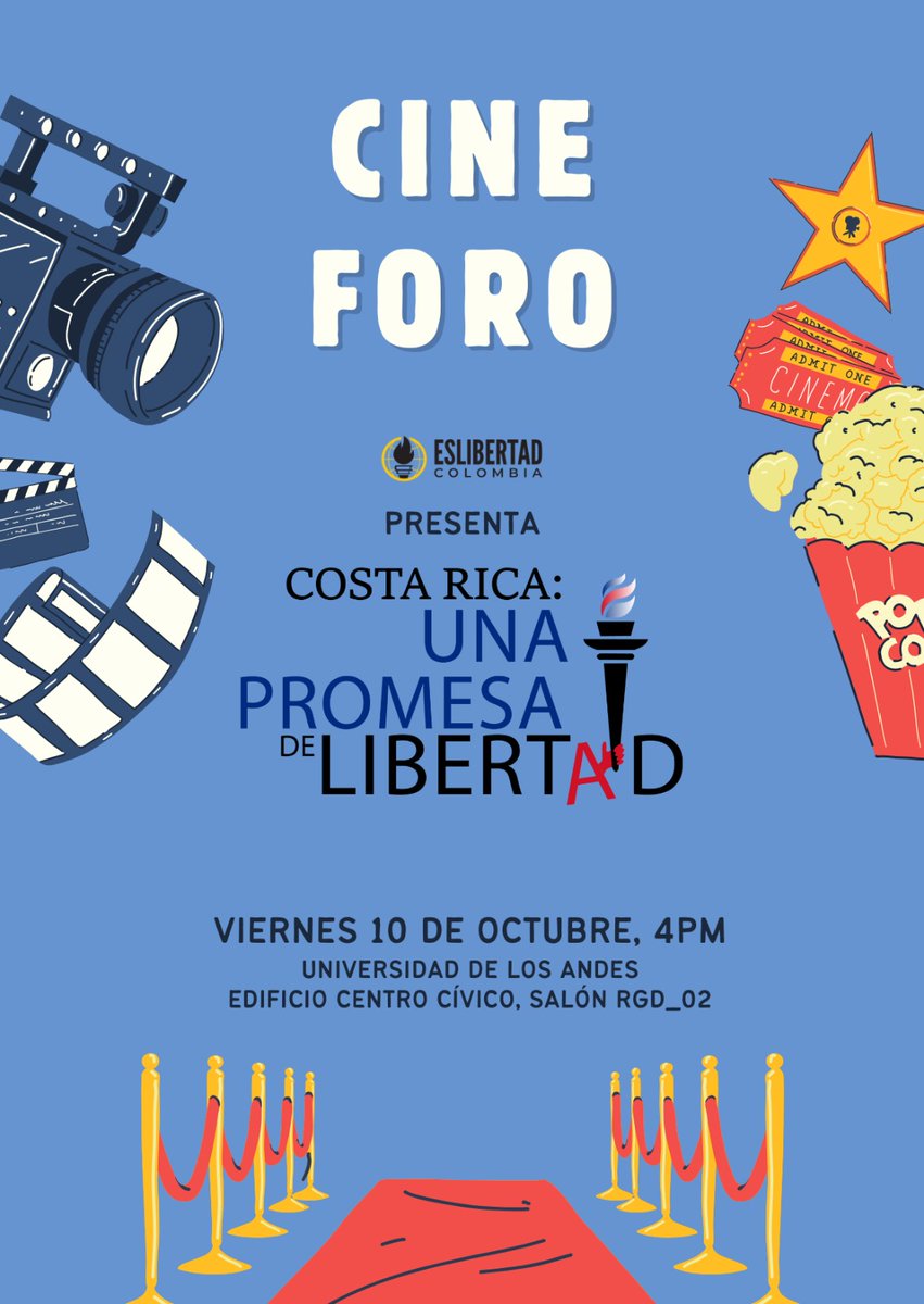 Amigos de Bogotá! 🇨🇴

Los invitamos a este Cine Foro! 🎥

📍 Universidad de Los Andes
📆 Viernes 10 de octubre
⏰ 4pm

Para reservar tu lugar llena el formulario: forms.gle/77WbsDhrrP22Dq…

Los esperamos!