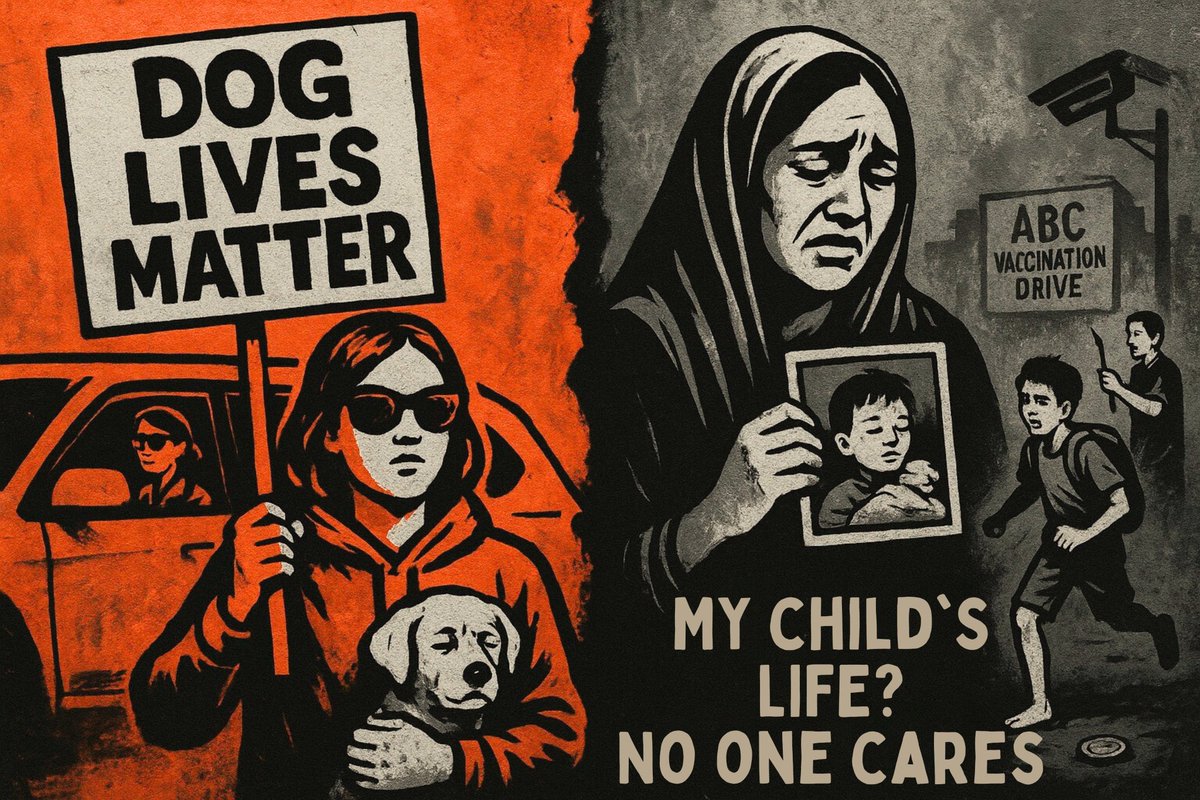 Unless or until u or ur close relative become victim of brutal stray dogs attack, u will keep mocking all the grievances posts or SOS posts on  #straydogsmenace.