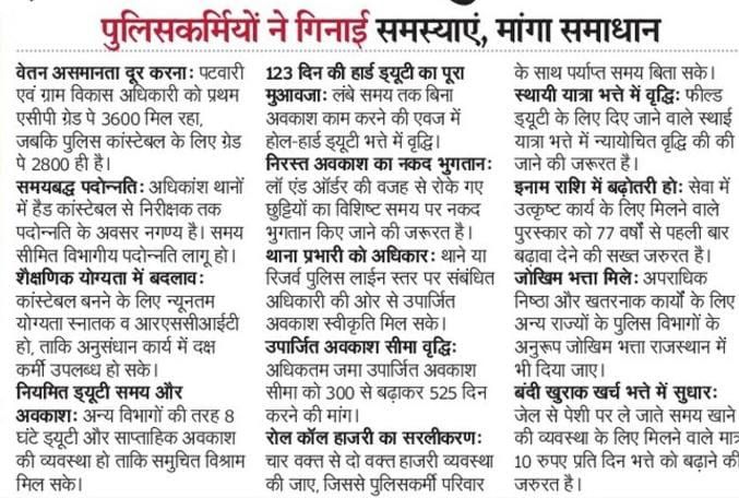 DigambarGurjar3's tweet photo. कांस्टेबल, पटवारी, ग्राम सेवक — समान भर्ती स्तर पर आते हैं,
फिर प्रथम ACP 3600 GP में भेदभाव क्यों?
#राजस्थान_पुलिस को समान ग्रेड पे सुनिश्चित किया जाए।
@PoliceRajasthan @BhajanlalBjp @RajCMO @1stIndiaNews @zeerajasthan_ @News18Rajasthan @aajtak https://t.co/uQFzEHD7ba