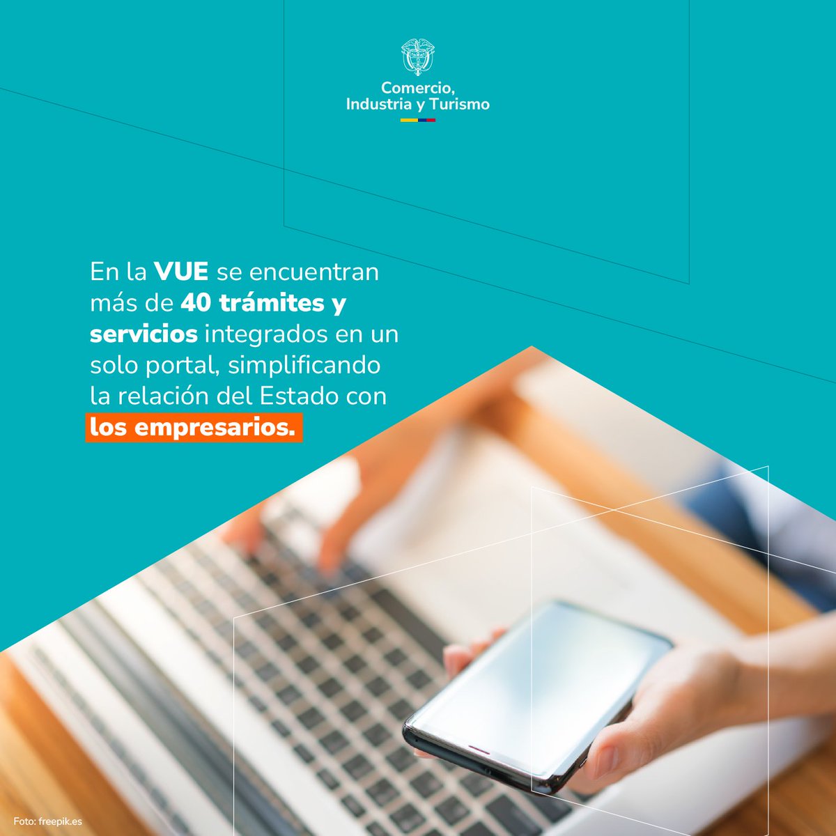 MincomercioCo's tweet image. Los empresarios interesados en realizar trámites en la Ventanilla Única #VUE Empresarial podrán hacerlo ingresando a vue.gov.co 🇨🇴

ConDignidadCumplimos ✅ 

Conoce más👉 acortar.link/DB22mN
