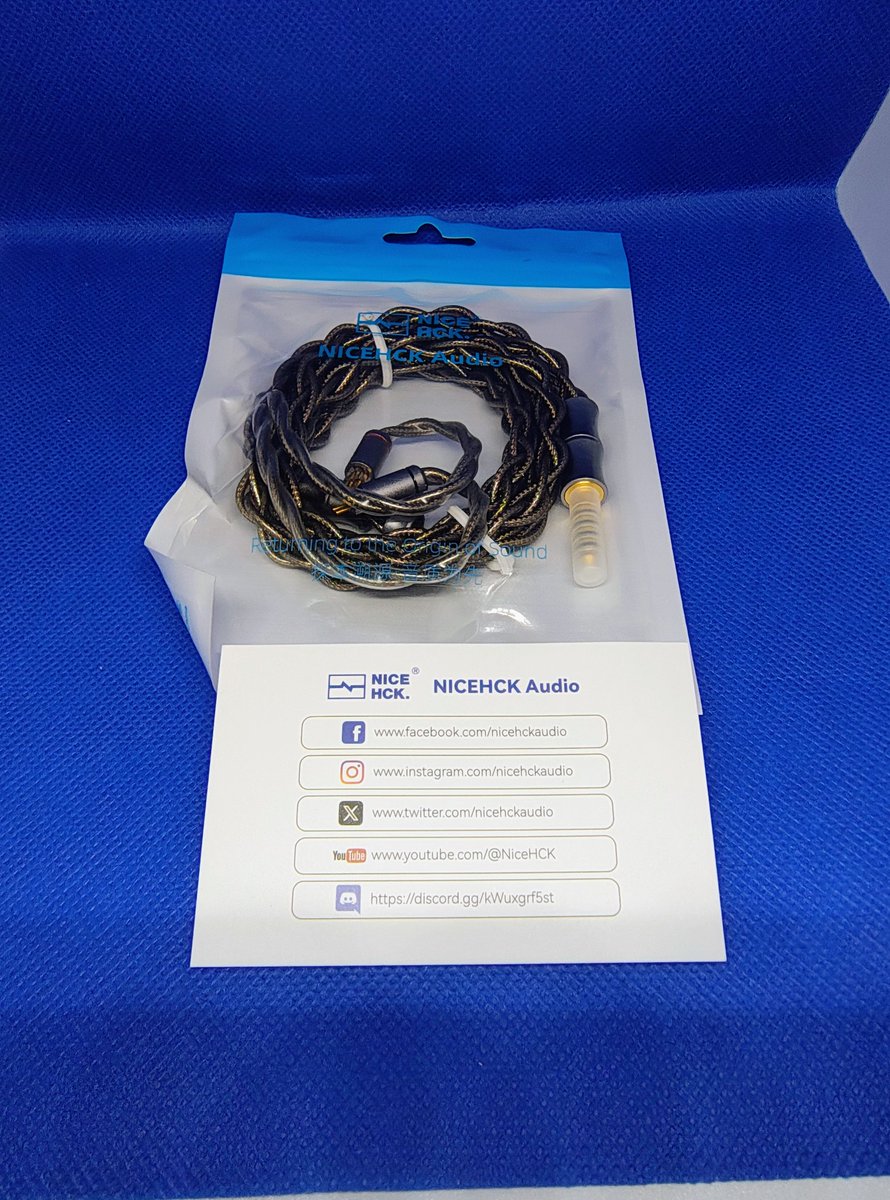 raspiM5stack's tweet image. #PR
NICEHCK様(@NiceHCK_Audio)から、DuckSkyをご提供戴きました! ありがとうございます!!
導電性繊維などコストパフォーマンスがいいとの事です。
色々聴いてみます!!
Amazon
amzn.asia/d/8azRj8S
Aliexpress
a.aliexpress.com/_c3TtPw0X
 #リケーブル
 #イヤホンケーブル
 #ポタオデ
 #NICEHCK