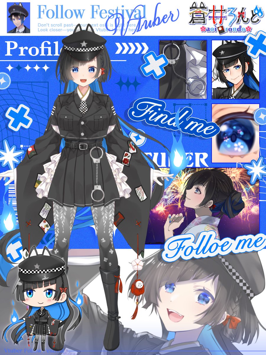 \\ #10月のVTuberフォロー祭り//

真面目系優等生Vtuber
蒼井ろんどです‼️

🌸TRPG・マダミス大好き
🎴ﾋﾄｶﾗで8時間続けて歌うｶﾗｵｹ好き
🌸 声の幅が広い
🎴男女の曲を一人二役で歌える
🌸動画編集やデザイン依頼、受付中

┈┈┈┈┈┈┈┈┈┈┈
♻️❤️💬待ってます
是非、仲良くしてください⭐️