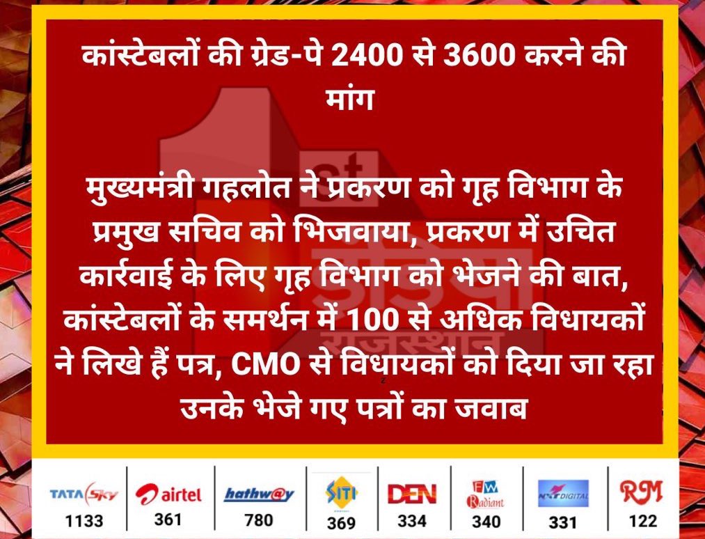 "ACP 3600 GP"

 #राजस्थान_पुलिस