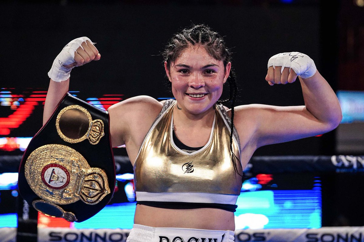 🥊Lorena Balbuena: nueva campeona Fedelatin wélter AMB🥊
⚡️Combate pactado a ocho rounds. 
🗒Tarjetas: Maciel, 80-72; Villegas y D´Aiello, 79-73