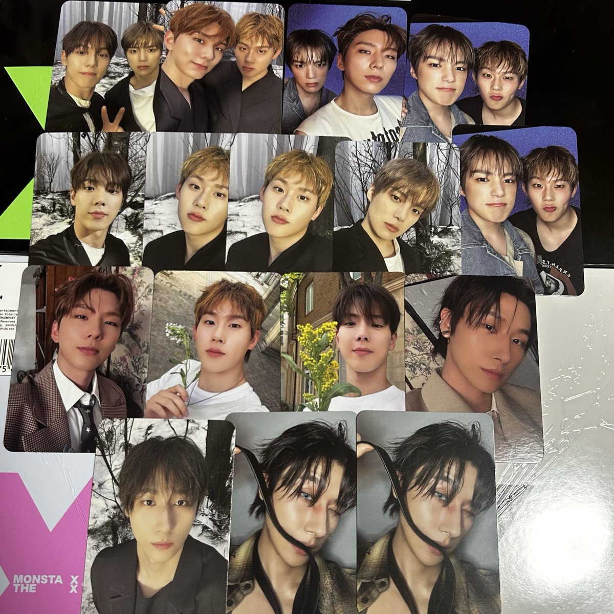 w9_ea's tweet photo. monsta x the x 交換 トレカ モネク ポスカ ブクマ ユニット

譲 ショヌ ミニョク キヒョン ジュホン チャンギュン (ブクマ全員)

求 ヒョンウォン

同異種可⭕️ですのでお気軽にお声掛けください˘ ᴗ  ̫ ᴗ ˘
郵送、同日発送希望です。 https://t.co/WKuTo0esVr