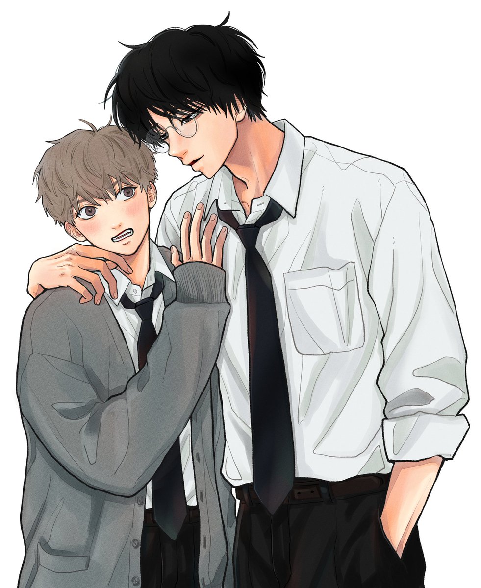 ハニーミルクで連載始まりました！
(10/5から一部電子書店で先行配信)

伏見と桃山の日常と恋模様を
これから一緒に見守っていただけたら嬉しいです！
よろしくお願いします！
honeymilk.jp/c/fushimi.html

#俺が伏見にときめいてるわけがない
#ふしない　#ふしもも　#BL漫画