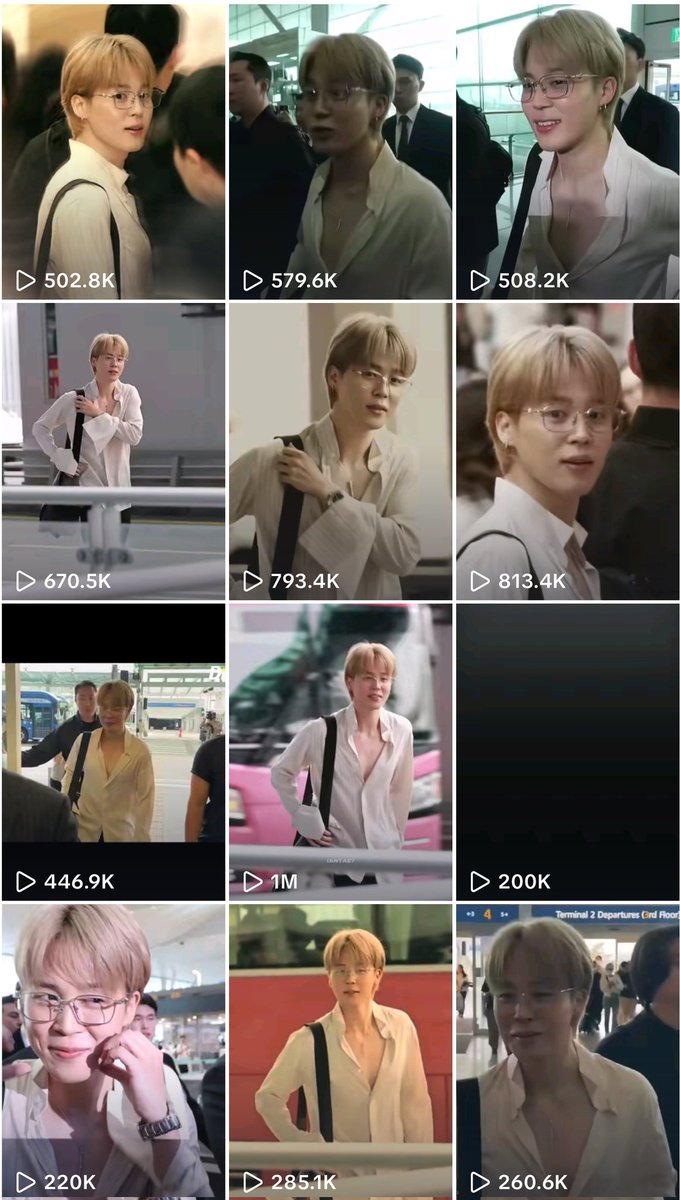 we didn't talk enough about how viral jimins airport appearance was and this was only on a single platform