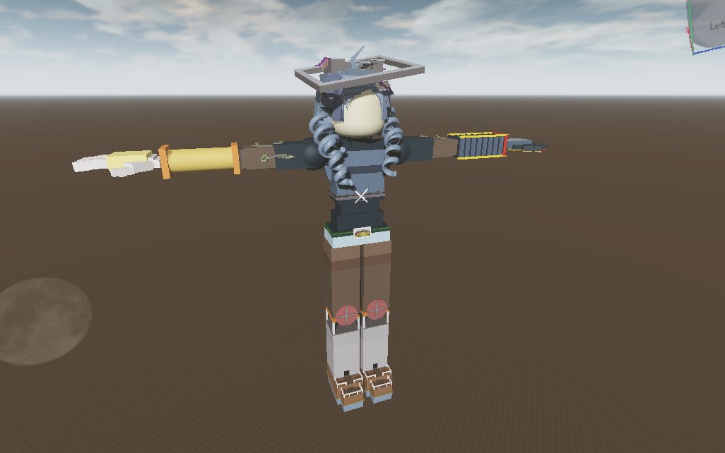 exonxit's tweet photo. tried my hand at one.. 
chaos canyon lady!!!! or something. idk this was not the best idea as an introduction to roblox modeling but thats ok
#robloxart https://t.co/3Uc2QbUhuW