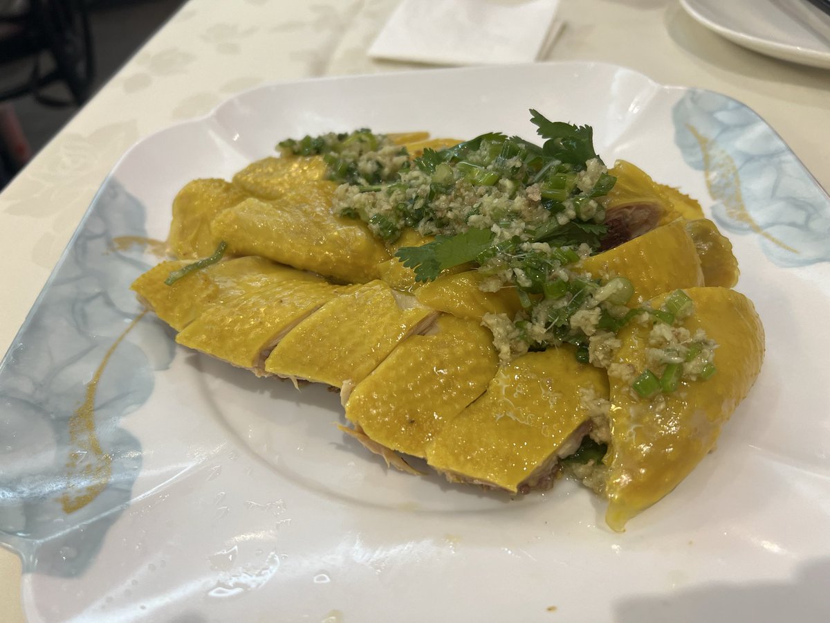 #白貂今天吃什么 白切鸡、台山黄鳝饭、杏鲍菇桂花蚌