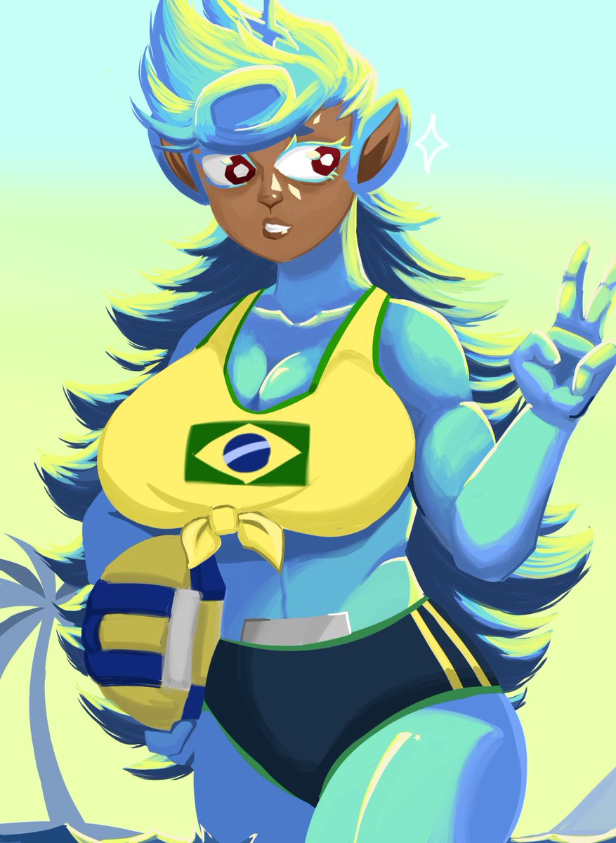 Evil_Flowerpot's tweet photo. #goretubbies #teletubbies #teletubbiesoc #oc #oc #fanart #Art She's a Brazilian girl. https://t.co/M772ZzCy1F