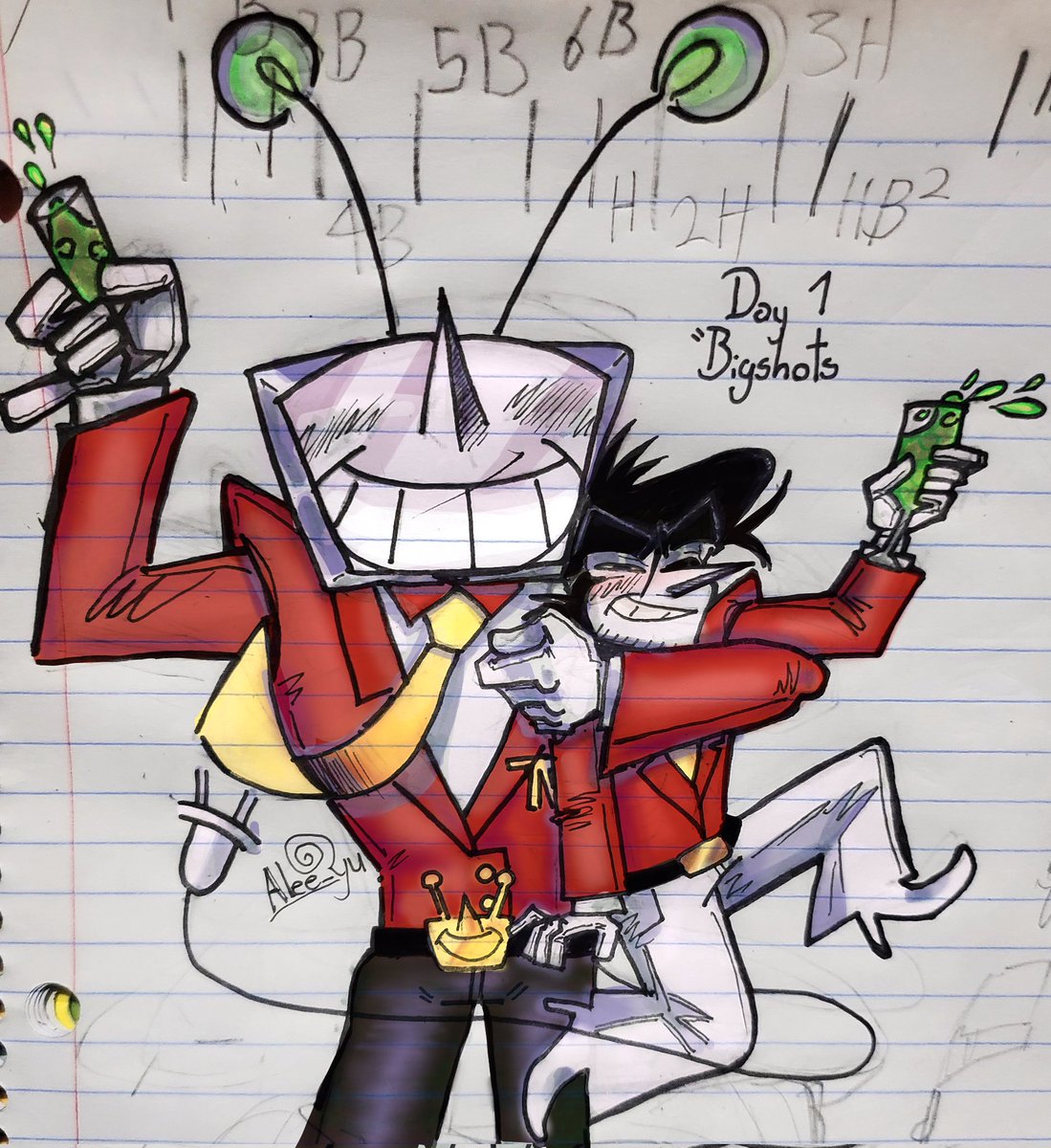 anye_lol's tweet photo. I also made a colored version!! #deltarune #spamtennatober #spamtenna https://t.co/WS3e0rgl3p