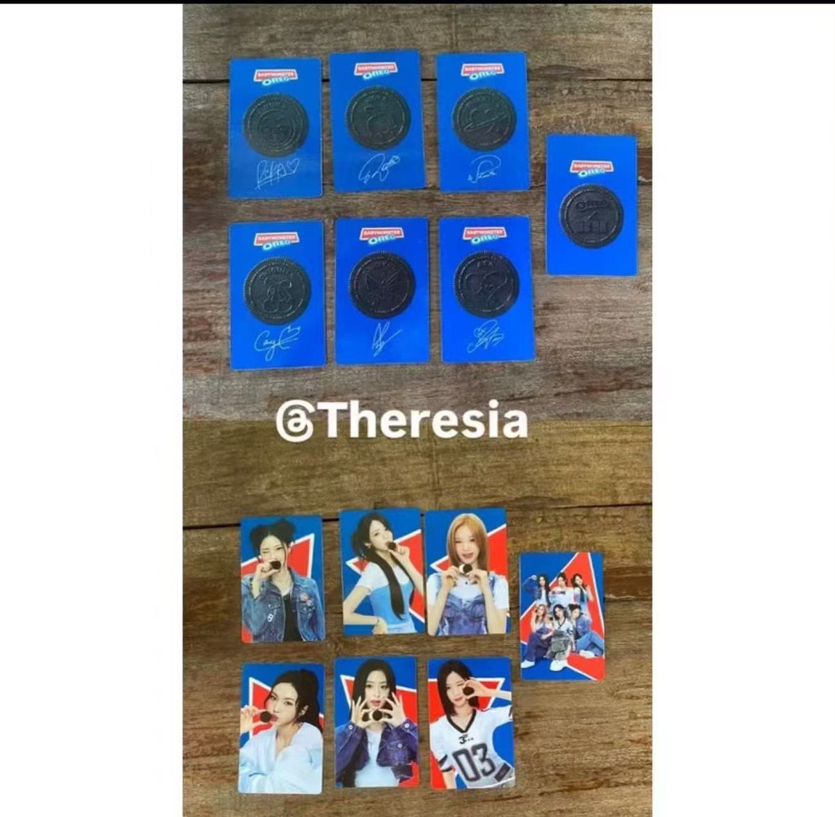 yunaaagf's tweet photo. WTS BABYMONSTER × OREO トレカ
価格: ¥1150 / 120k（セット7枚入り）

🌍 海外発送OK
💳 PayPal / Wise / INA Bank
Sell ⭕
Buy ❌

ベビモン グッズ トレカ 交換 販売 포카 굿즈 베이비몬스터
メンバー ルカ パリタ アサ ラミ ロラ チキタ アヒョン https://t.co/njoewd0zMV