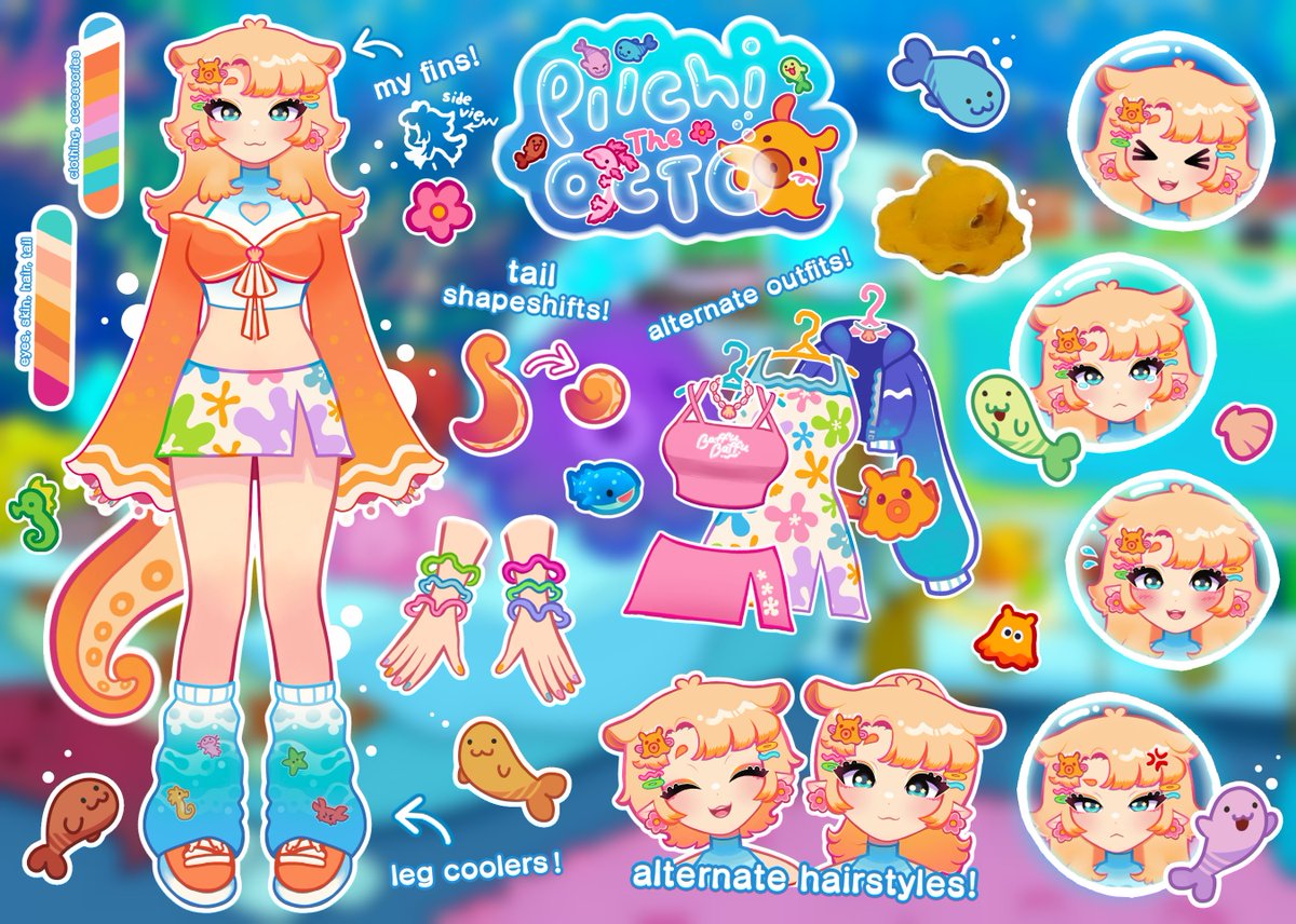 Piichi 🐙 Octopus Vtuber tweet media