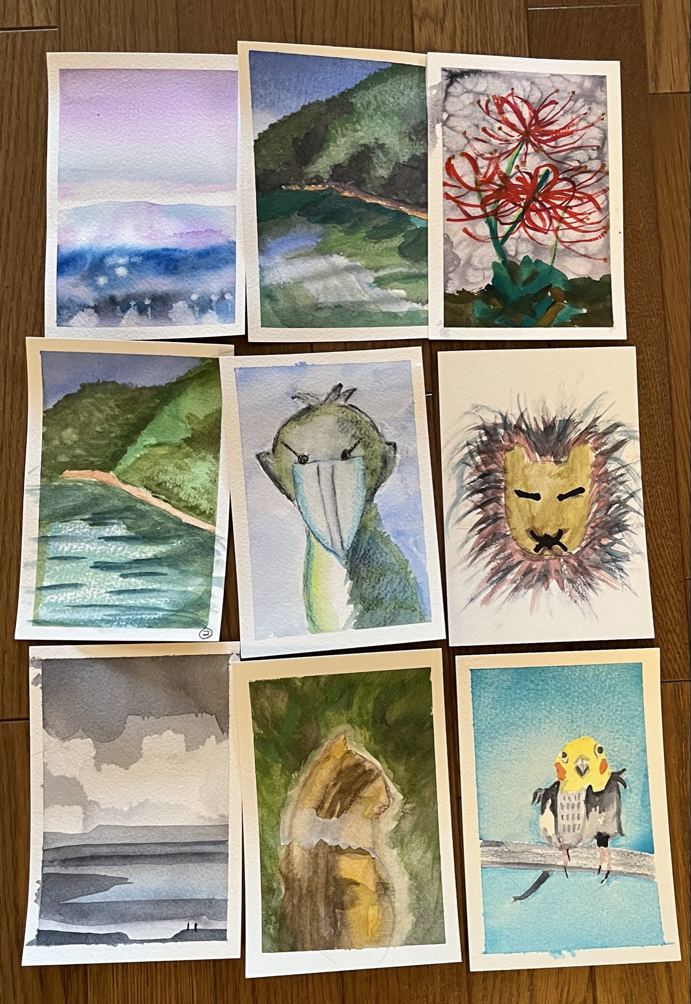 くどう様 水彩画 リクエスト 2点 まとめ商品 【公式通販】