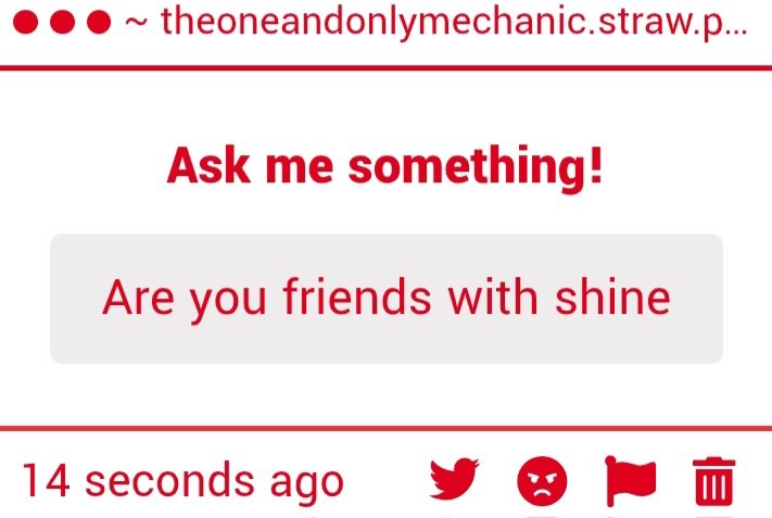 OfficalMechanic's tweet image. UHHHHHHHH EHHH UHHH EHH I- 
I DON'T KNOW....
I WOULDN'T SAY WE'RE "FRIENDS"
THAT'S A FAR STRETCH..