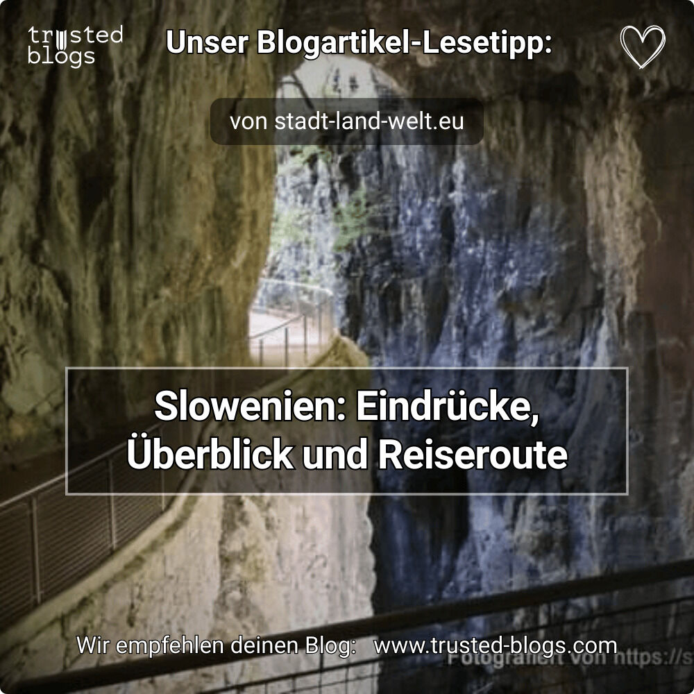 Erlebe Slowenien zwischen Bergen, Flüssen &amp; historischen Städten – eine unvergessliche Wohnmobilreise von Maribor nach Ljubljana. #Wohnmobilreise #Slowenien

<a href="/HubertBaumann/">Stadt-Land-Welt.eu - Freizeit Kultur Reisemagazin</a> 👉 stadt-land-welt.eu/2025/09/16/slo…

----------

P.S. Wir empfehlen auch deinen Blog: promotion.trusted-blogs.com