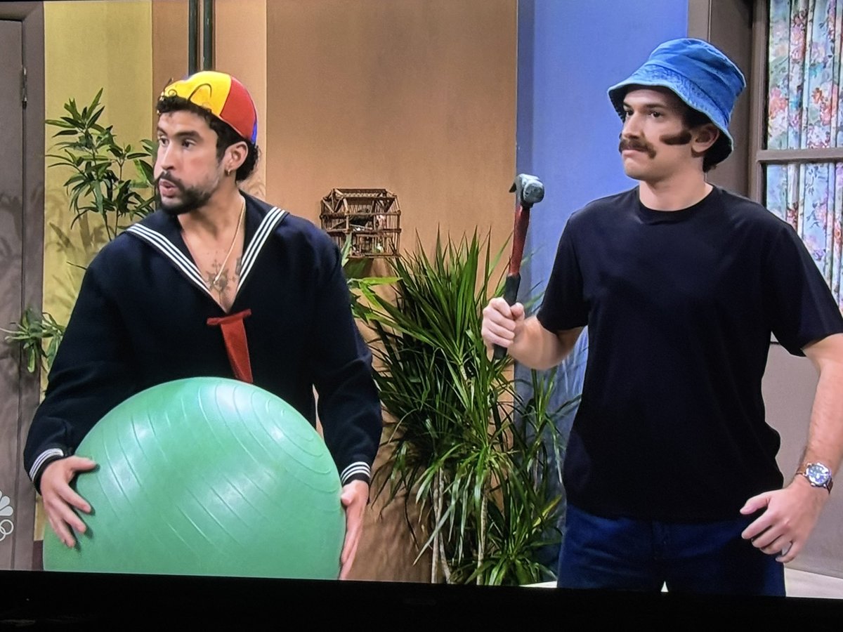 OMG! This is epic! Seeing El Chavo del 8 on SNL is amazing. Sure it was in English, so it lost a little something in translation but still amazing. 🤣 #SNL #BadBunny #ElChavoDel8 <a href="/nbcsnl/">Saturday Night Live - SNL</a>
