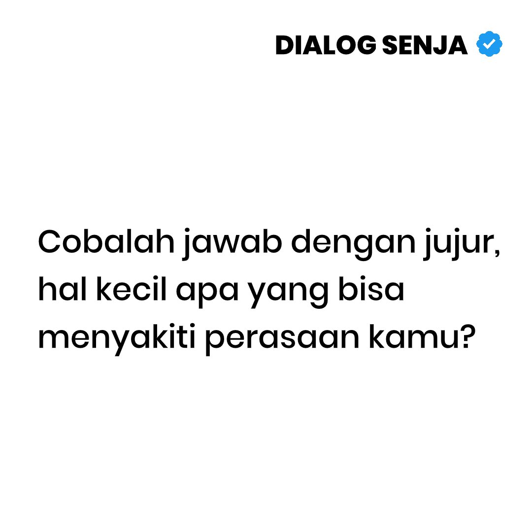 Dialog Senja (@dialogsenja__) on Twitter photo 