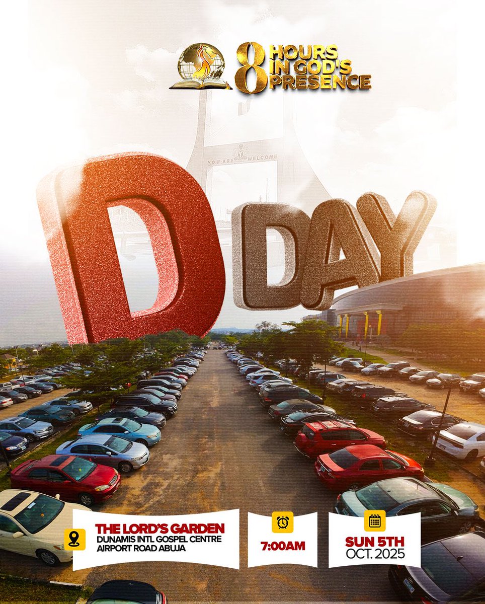 D–Day (It’s Finally Here)!

Beloved, the day we have prayed and waited for is here!
Today, we journey into 8 Hours in God’s Presence;  a moment of fire, glory, salvation, healing, and divine visitation.

Every second will count. 
Every moment will overflow with grace.
Come and