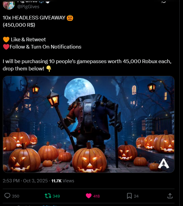 Therobloxfreeplayer tweet media