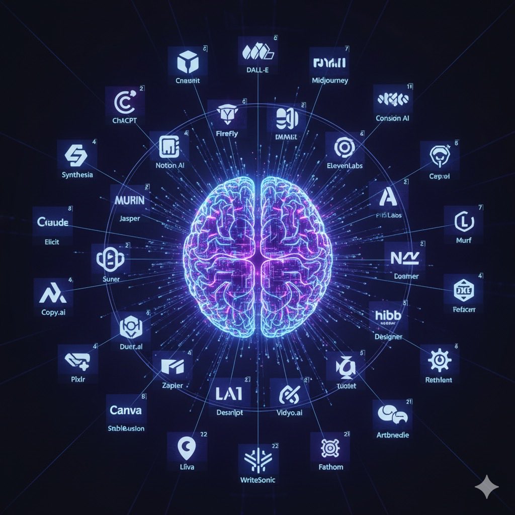 AbPrompts's tweet image. 🧵 Thread: 50 Mind-Blowing AI Tools You Must Try in 2025

🚀 These tools are transforming how we design, write, create videos, and work.
Bookmark this — it’s your ultimate AI toolkit. ⚡️

#AITools #ArtificialIntelligence #AITrends #AI #Gemini #midjourney