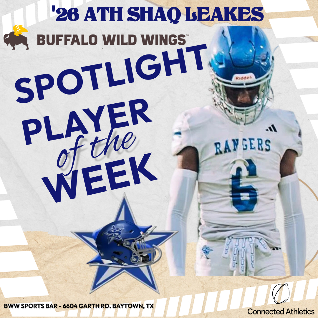 Anthony Williams (@awilliamsusa) on Twitter photo 🚨 SPOTLIGHT PLAYER OF WEEK 5 🚨
’26 ATH <a href="/shaquilleleaks/">shaq leaks</a> has been straight electric for the <a href="/RSS_RangersFB/">Baytown Sterling HS Rangers Football</a> ⚡️🔥
This dude’s doing it all:
🏃♂️ 8 carries • 211 yds • 3 TDs
💨 7 catches • 110 yds • 2 TDs
⚡ 95-yd kickoff return TD
🛡️ 2 INTs + 81-yd TD run
Shaq is a walking 🚨 SPOTLIGHT PLAYER OF WEEK 5 🚨
’26 ATH <a href="/shaquilleleaks/">shaq leaks</a> has been straight electric for the <a href="/RSS_RangersFB/">Baytown Sterling HS Rangers Football</a> ⚡️🔥
This dude’s doing it all:
🏃♂️ 8 carries • 211 yds • 3 TDs
💨 7 catches • 110 yds • 2 TDs
⚡ 95-yd kickoff return TD
🛡️ 2 INTs + 81-yd TD run
Shaq is a walking