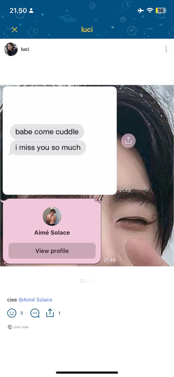 sjunshine's tweet image. Rindu aimé imup 😔