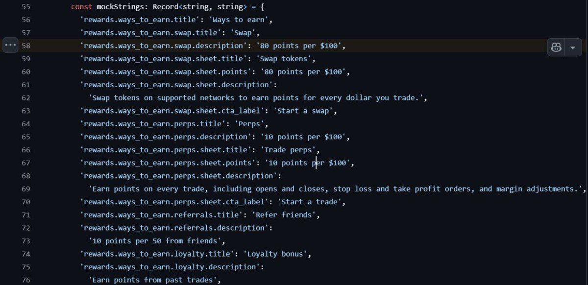 Rubencastillo_'s tweet image. find some rough info on metamask points in their github

looks like they’re based on spot &amp;amp; futures volume + past activity

— spot trading: 80 pts per $100
— hl futures: 10 pts per $100
— past activity: 250 pts per $1250 (up to 50k pts)
— using linea gives a 100% boost

info…