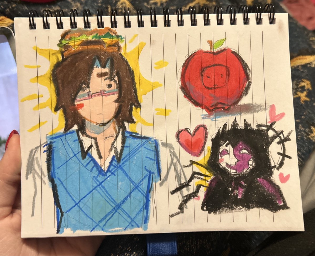seraphlie's tweet image. testing out new crayons #77noli #coolkidd