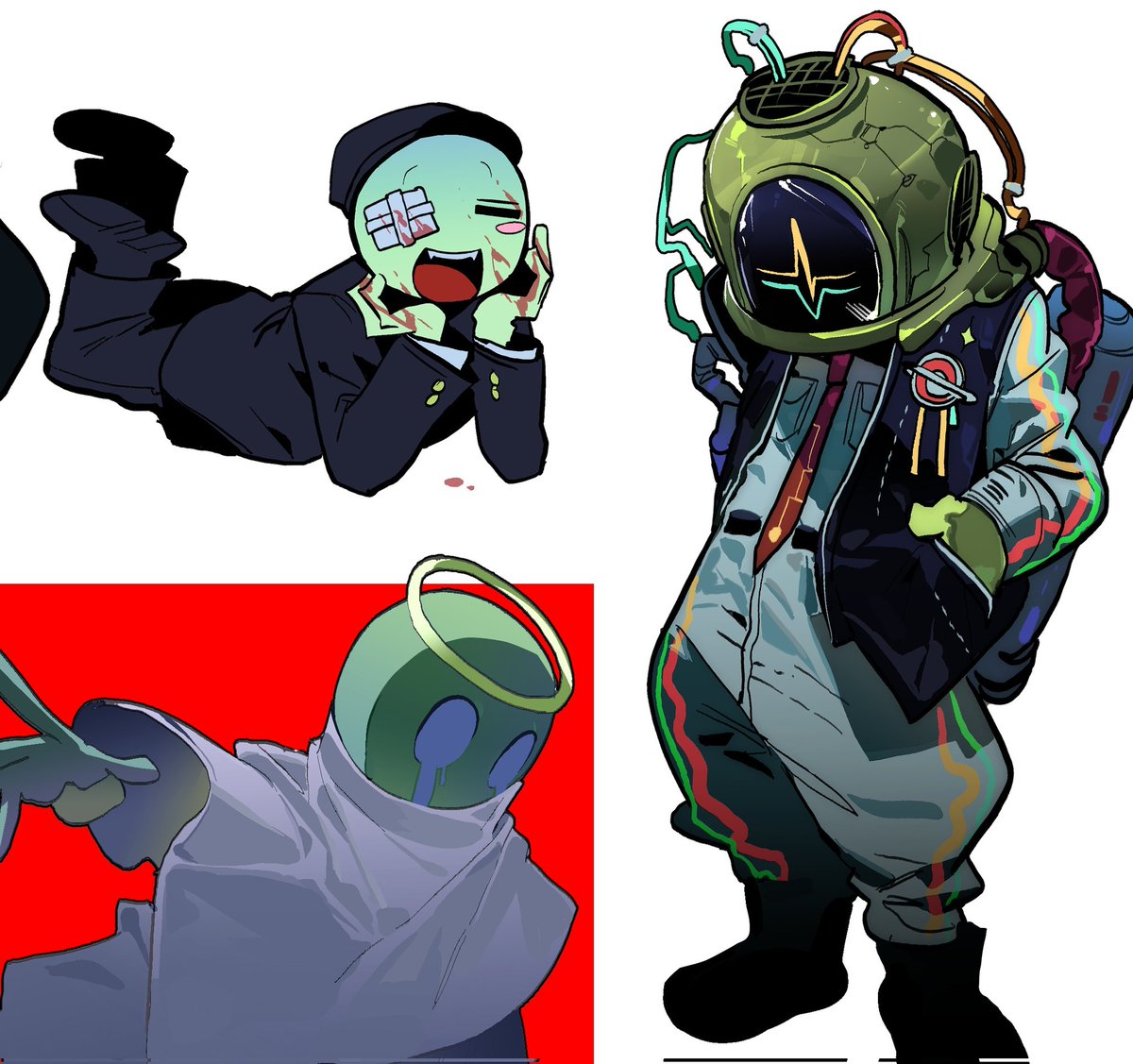 개인작은 정말 조금씩 그리고 있습니다... 😌