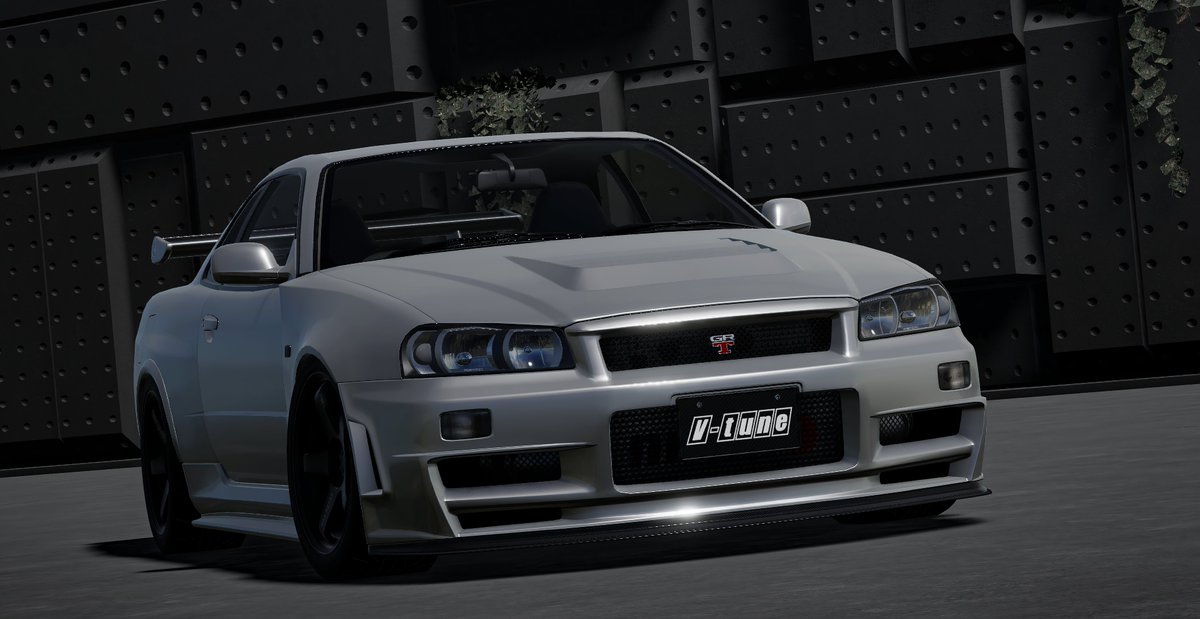 HoweDese's tweet image. 05&apos; Nissan Skyline GT-R Z-Tune

Just made it as a personal car in a game, hence the badging to keep it lore-friendly👀

#RobloxDev #b3d