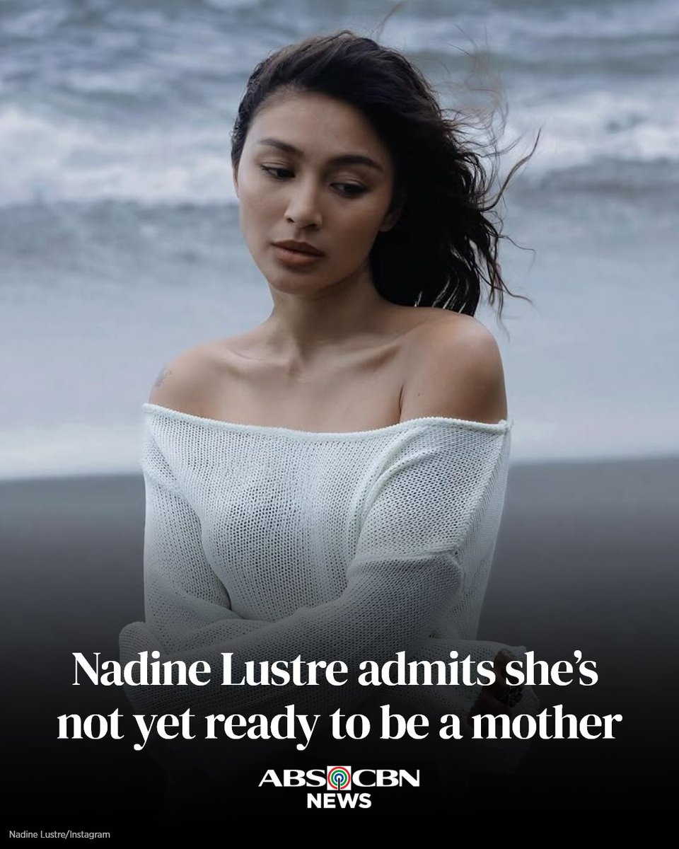 ABSCBNNews's tweet photo. "I am so focused with my career and, of course this guy, and our businesses as well. So parang hindi ako ready. So saludo talaga ako sa mga mom," actress Nadine Lustre said in an interview.

READ: https://t.co/BPtnJ9F8Le https://t.co/5qm3UcJRRT