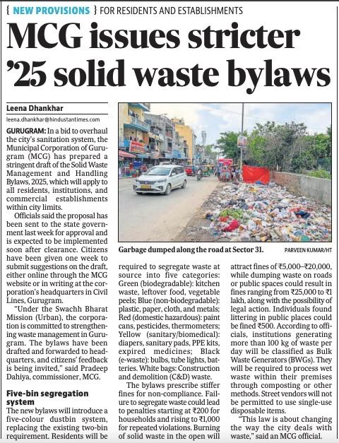 End to end infra creation backed will ensure it works. 1. 2 plus 3 Bins 2. BWGs listing 3.Segregation by all 4. BWG waste units 5. Seamless collection vs street sanitation 6. Integrate pvt players 7. Monitoring system 8. Online user fee &amp; grievances 9. Zonal biocbg, MRF centres.