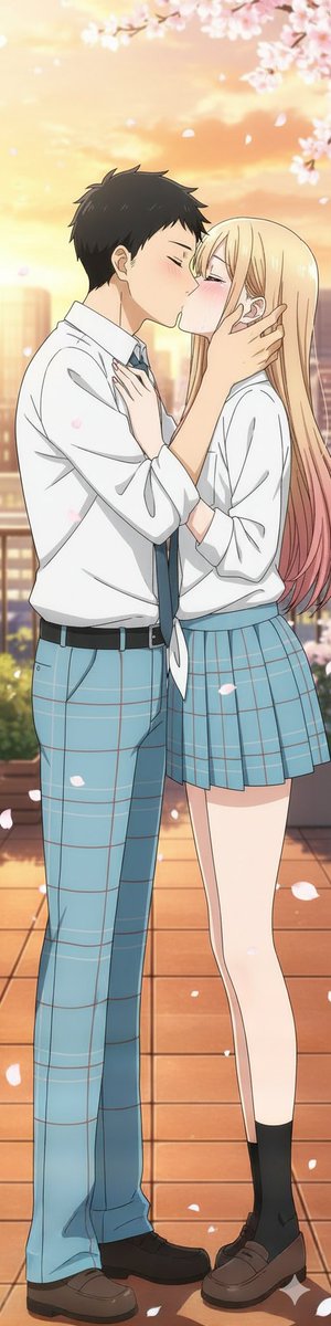 PureAmaya's tweet photo. Wakana ❤️ Marin
 (generated by Nano Banana)

#着せ恋 #MyDressUpDarling https://t.co/n7Qz8Dr93i