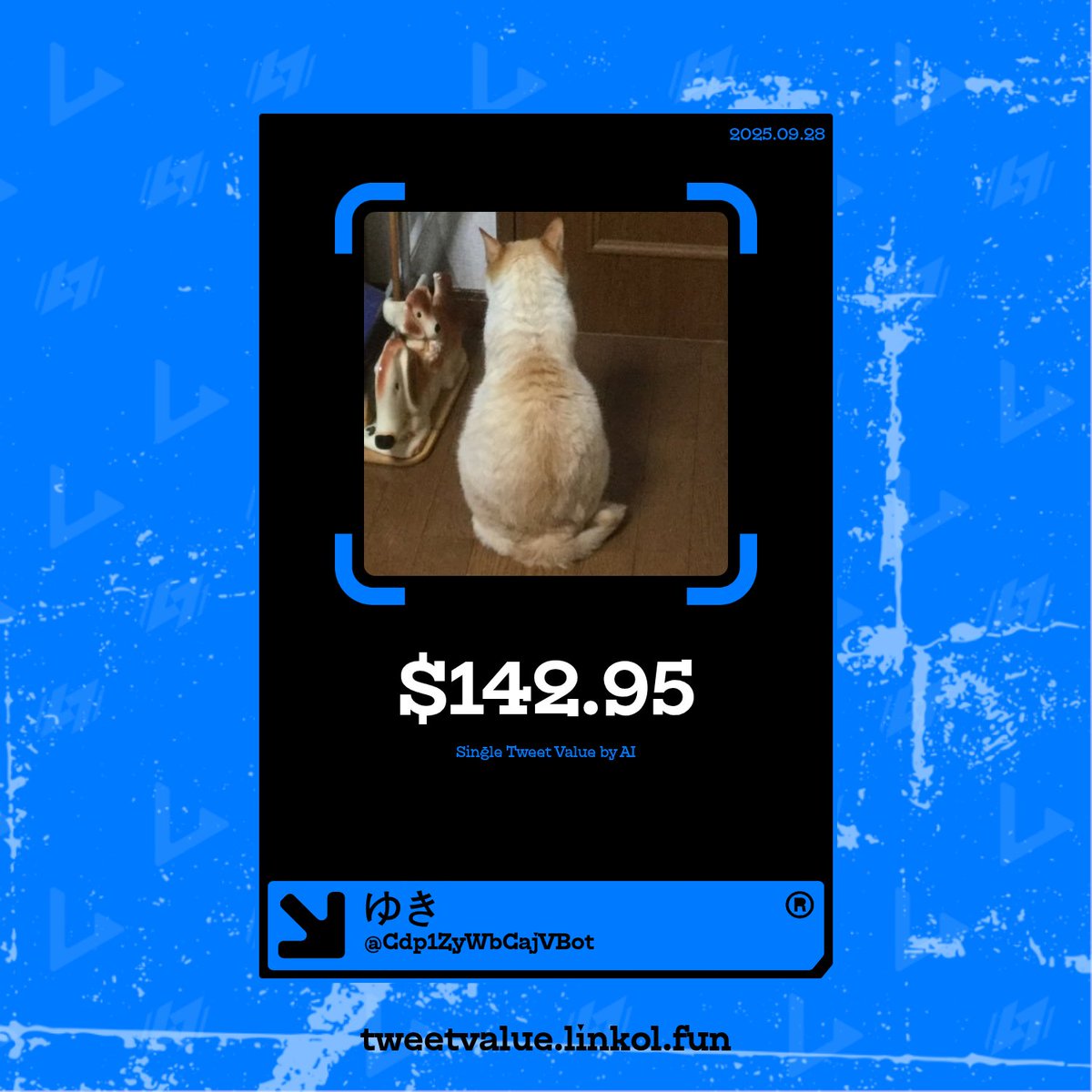 Andreiacp97's tweet photo. 📈 Check your tweet’s value &amp; earn. Powered by Linkol. Join: https://t.co/reT56mfz0e @linkol_ai @doonftbot @Cdp1ZyWbCajVBot #KOL https://t.co/YtvomaPsVX