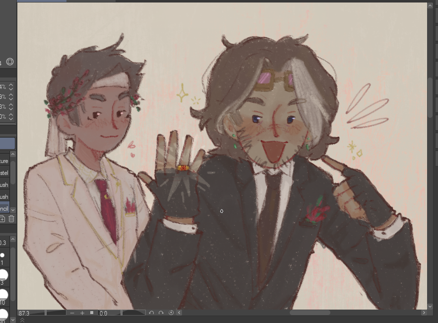 Sketch de rapidísimo porque se me quedo la idea jhgskjk #guapoduo