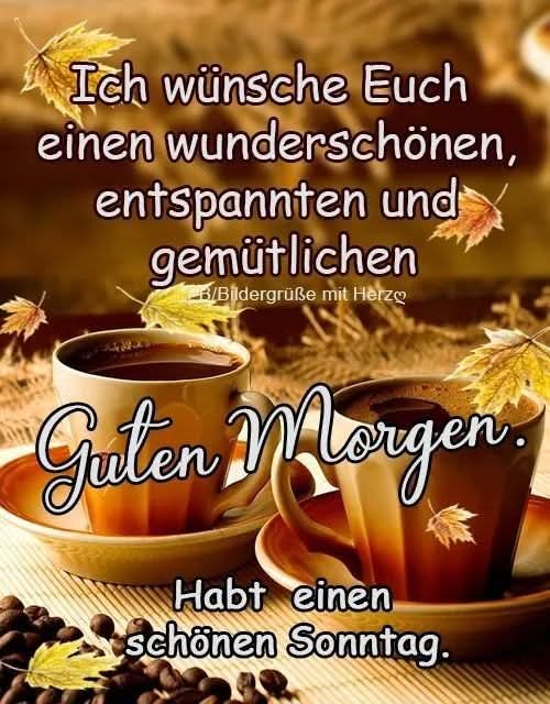 Guten Morgen 👍🍩☕️☕️😋♥️