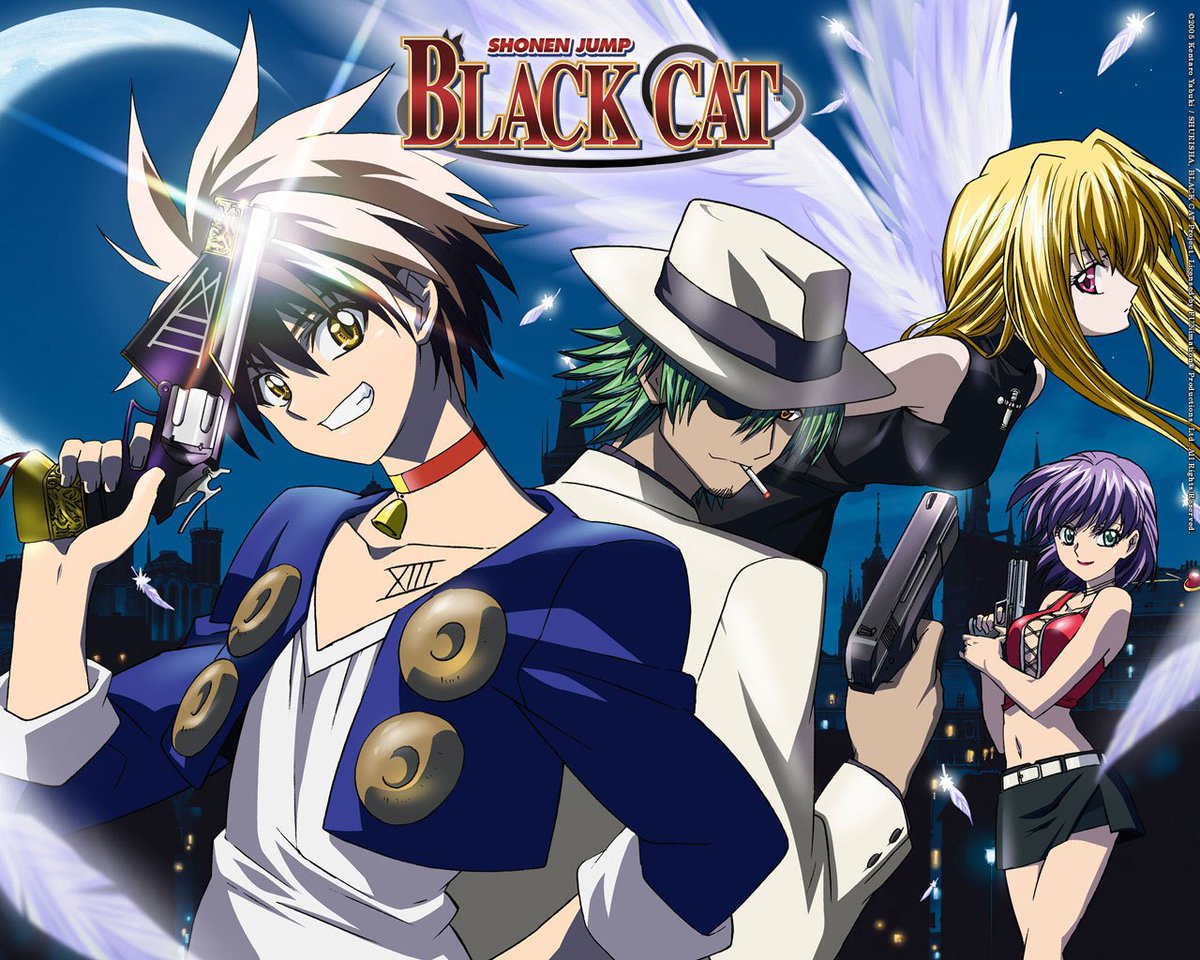 Se cumplen 20 años del estreno del anime de BLACK CAT

A pesar de tener cerrado el manga, GONZO se tomó sus libertades a la hora de adaptar

24 episodios, con doblaje de España y latino

En producción de la serie se conocieron Kentaro y Hasemi, al año ellos publicaron To Love-Ru