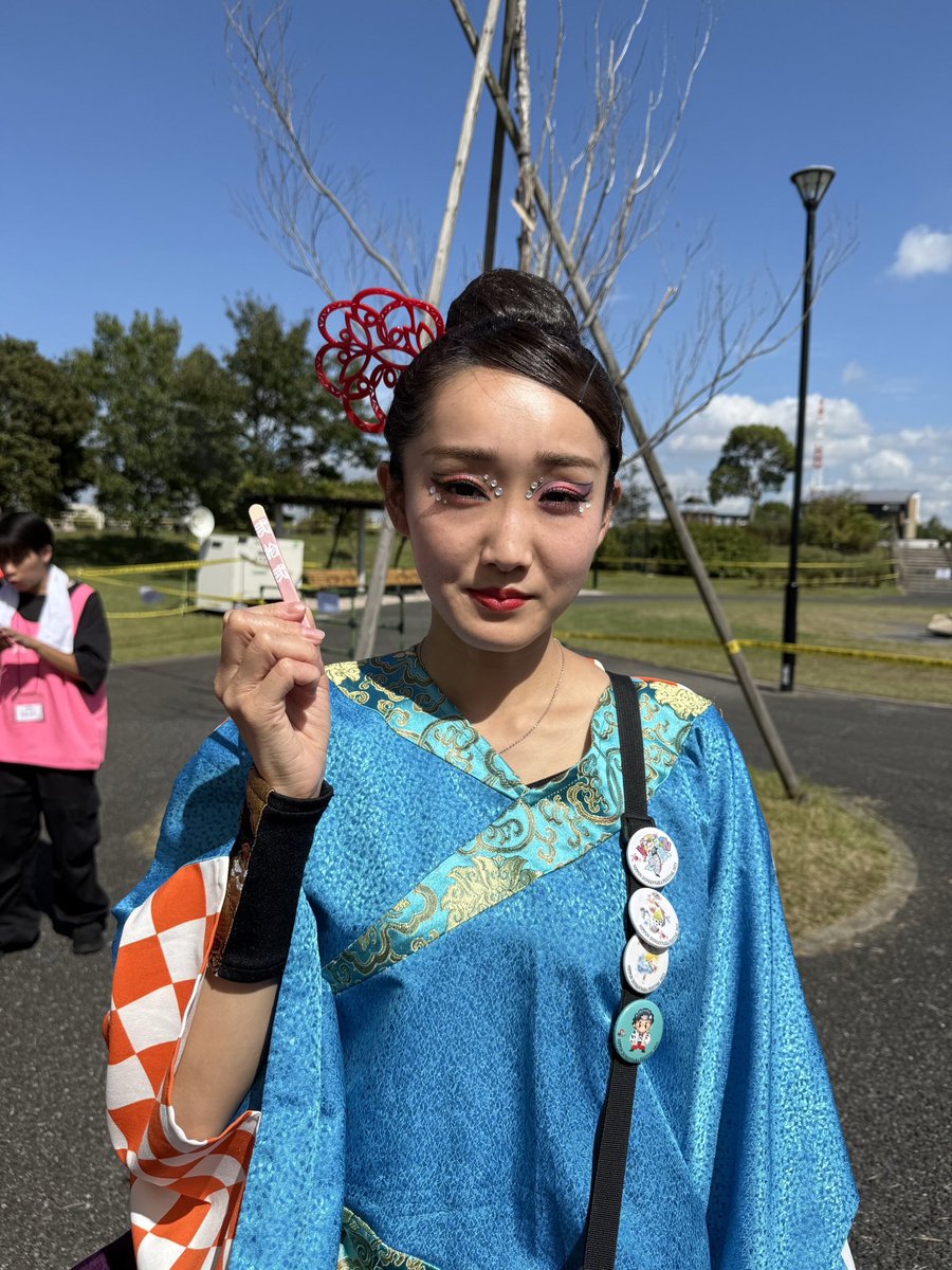 chiba_yosa's tweet photo. 22番を引いたチームは常陸國大子連の皆さんです!!

 #ちばYOSAKOI 
 #上総いちはら国府祭り
 #常陸國大子連 https://t.co/9cKjuJTCNz